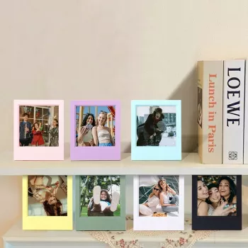 LOVEINSTANT Set of 7 Colorful Photo Frames for Polaroid I-Type, 600, SX-70 Instant Film