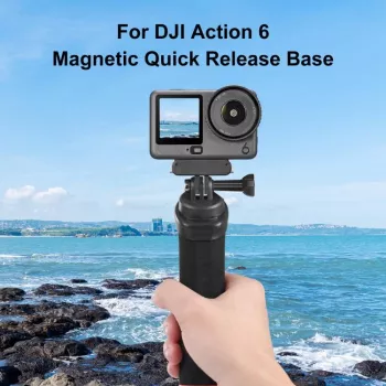PULUZ Magnetic Quick Release Mount with GoPro Mount for DJI Osmo Action 6 / Nano / Puluz / PU1079B