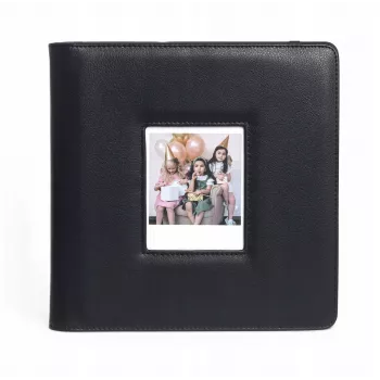 LOVEINSTANT Photo Album for 288 Photos, Compatible with Fuji Instax Wide 400/300, Polaroid 600/Now, Black