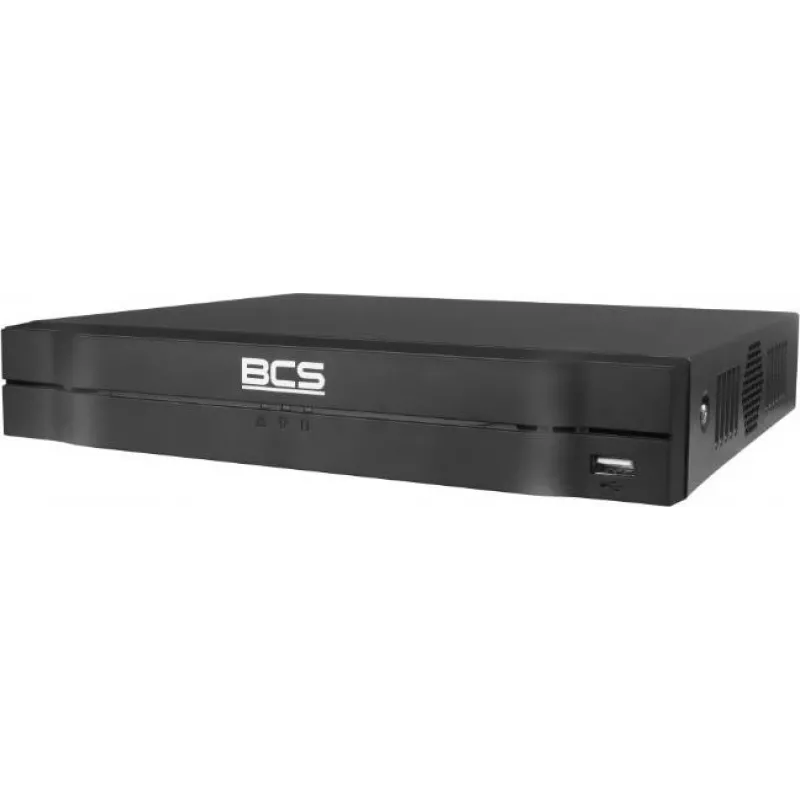 BCS 8-Channel 4K PoE Network Video Recorder NVR, 8 PoE Ports, H.265+, 1 SATA HDD Bay, BCS-L-NVR0801-4KE-8P(2L)