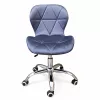 EXTRALINK Velour Office Chair Grey