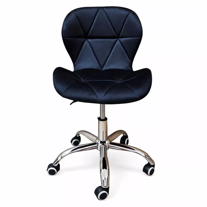 EXTRALINK Office Chair Velour Black