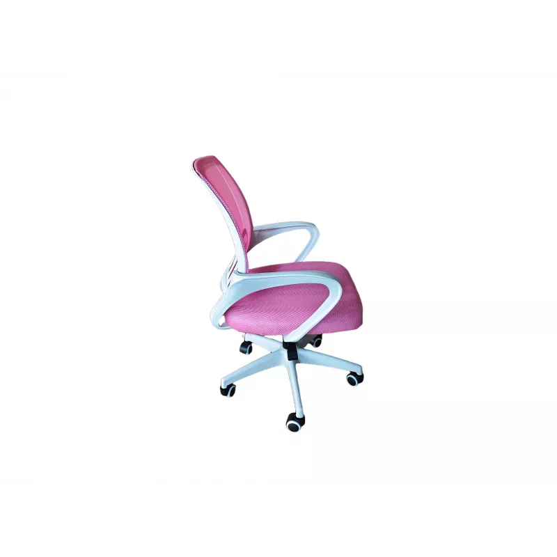 EXTRALINK HOME Swivel Office Chair Pink Mesh Fabric