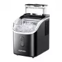 EUHOMY IM005 15kg Ice Maker (Black) - Countertop Portable Bullet Ice Machine with Self-Cleaning