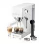 AMZCHEF CE-EM3131-WT Piston Coffee Maker (White) - 20 Bar Espresso Machine with Steam Wand