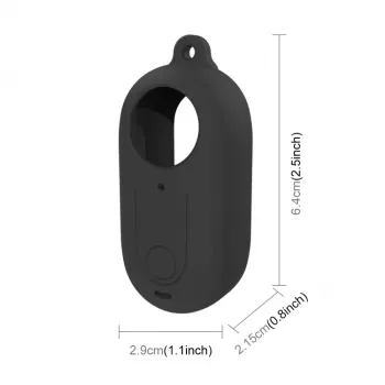 PULUZ Silicone Protective Case with Lens Cover for Insta360 GO 3 – Black