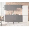 STOLKAR Cosmo Design ANIKA Graphite/Graphite 2.0 Kitchen Furniture Set - 6 Pieces