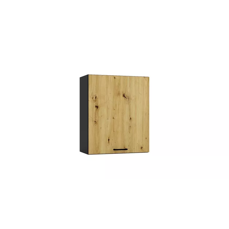 STOLKAR Cosmo Design ANIKA Kitchen Furniture Set, Artisan Oak/Graphite 2.0, 240 cm, Modular