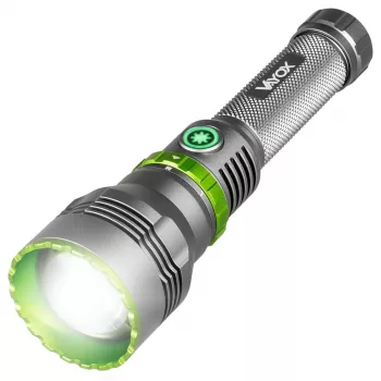 VAYOX VA0363 LED Flashlight 1000 lm, Rechargeable, USB-C, Power Bank, Black