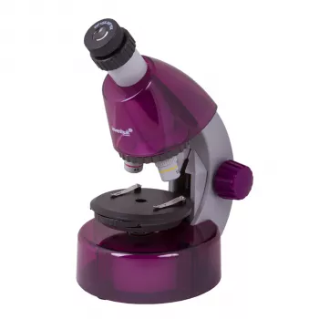 Levenhuk LabZZ M101 Amethyst Biological Microscope for Children, 40x-640x, Monocular, LED Illumination