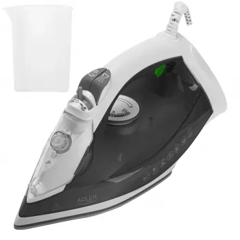 Adler AD 5051 Steam Iron with Ceramic Soleplate, 2600 W, 350 ml Tank