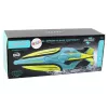 LEAN TOYS RC Water Boat 2.4G Yellow-Turquoise Waterproof Remote Control