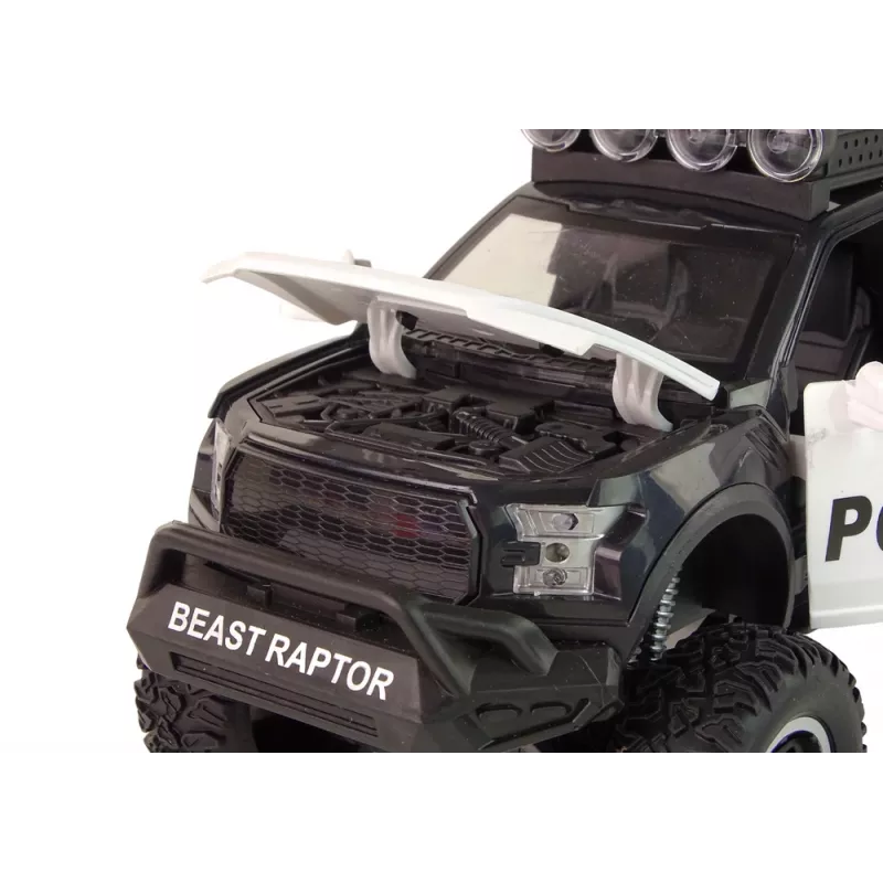 LEAN TOYS Offroad Vehicle Raptor Police Opening Door Sound Light