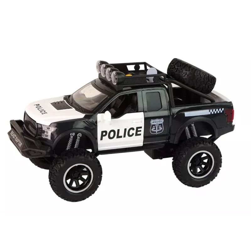 LEAN TOYS Offroad Vehicle Raptor Police Opening Door Sound Light