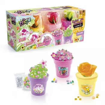 EPEE So Slime DIY Slime Shakers Floral Creations 3 Flower Pots Creative Kit