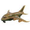 LEAN TOYS R/C Airplane Remote Controlled Military Camo Lights Remote Control