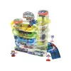 LEAN TOYS Interactive Multi-Story Parking Set for Cars, Lights and Sounds