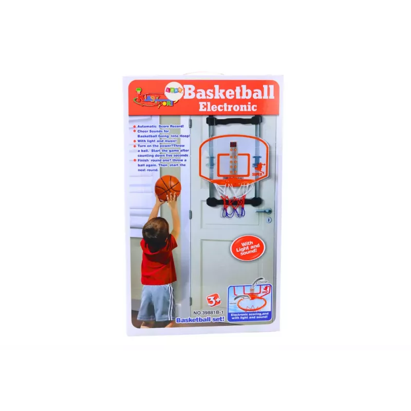 LEAN TOYS Home Basketball Basket Ball Pump Adjustable