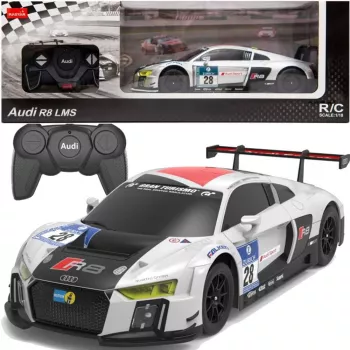 RASTAR Car R/C 1:24 Remote Controlled Sports AUDI R8 LMS White