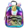LEAN Children's Backpack with Unicorn Horn Moving Confetti Rainbow 25cm 4.5L