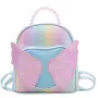 LEAN Children's Backpack Shiny Wings Pearls Blue 22cm