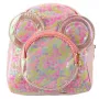 LEAN Children's Backpack With Sequins Mouse Ears Pink 22cm 3L