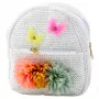 LEAN Children's Backpack Embroidered With Butterflies and Flowers 2.5L 20cm
