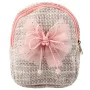 LEAN Children's Backpack Braided Bow Bunny Pink 21cm 2L