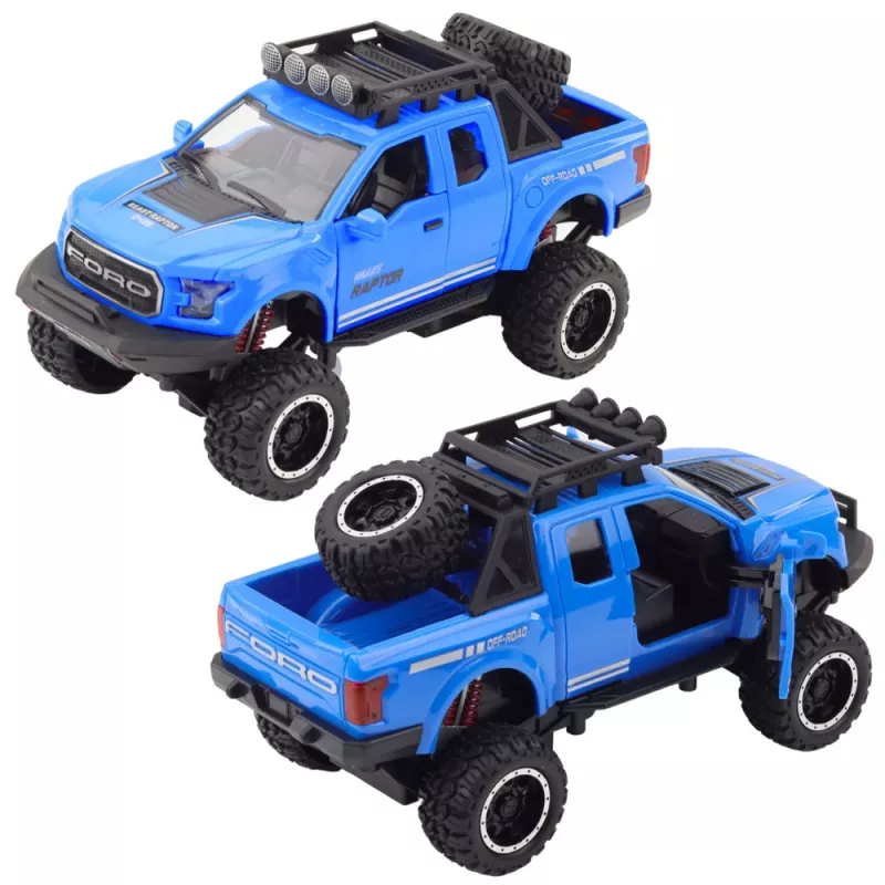 LEAN TOYS Off-road Vehicle Raptor Opening Doors Drive Lights Sounds Mix