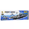 LEAN TOYS Large Military Aircraft Carrier with Fighters, Tanks, and Vehicles 70cm