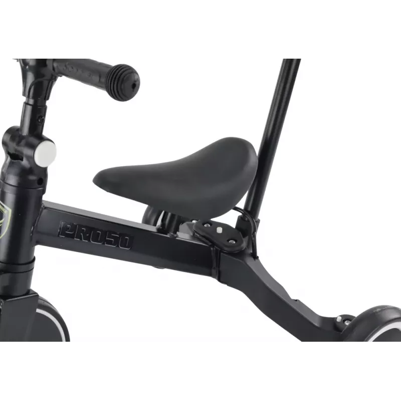 LEAN TRIKE PRO50 Tricycle With Push Handle Black