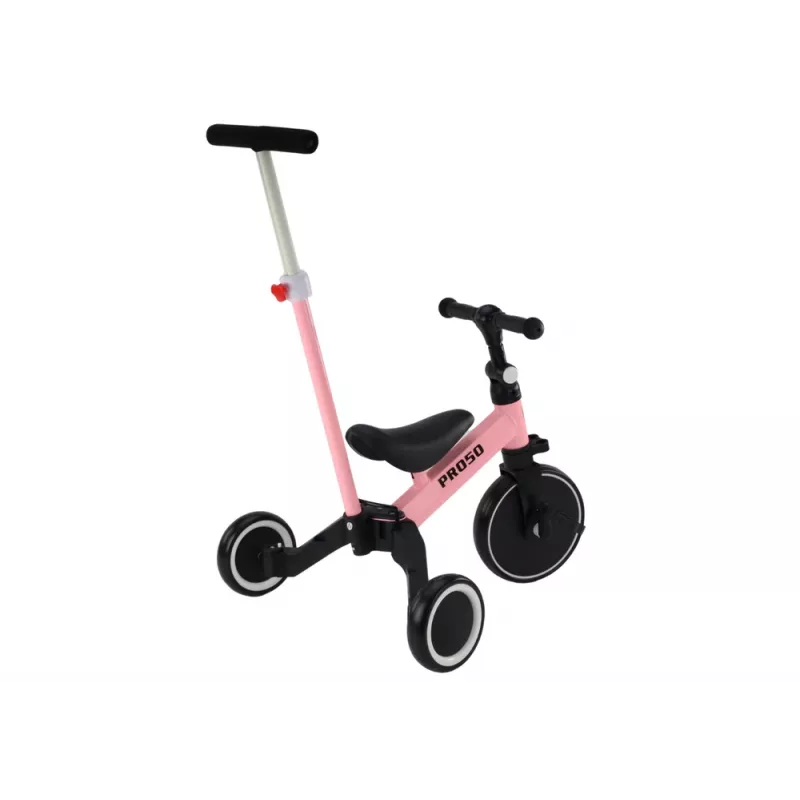LEAN TRIKE PRO50 Tricycle With Push Handle Pink