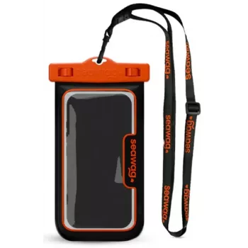 Seawag Element Proof Case - Waterproof Phone Case (Black/Orange)