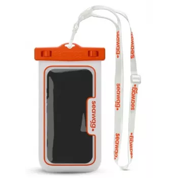 Seawag Element Proof Case - Waterproof Phone Case (White/Orange)