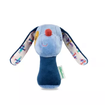 Lilliputiens Soft Rattle and Squeaker Toy Jules the Dog 3m+