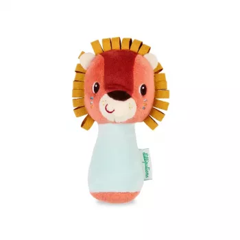 Lilliputiens Soft Rattle and Squeaker Toy Jack the Lion 3m+