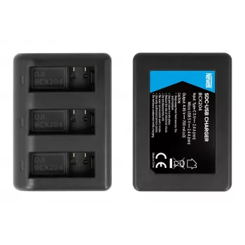 Newell SDC-USB Triple-Channel Charger for DJI Osmo Action BCX204 Batteries