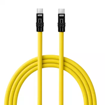 Newell USB-C to USB-C Cable 100W, 2m, Silicone, Yellow-Black
