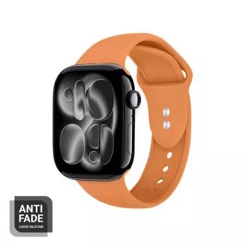 Crong Liquid Strap for Apple Watch 38/40/41/42 mm (Orange)