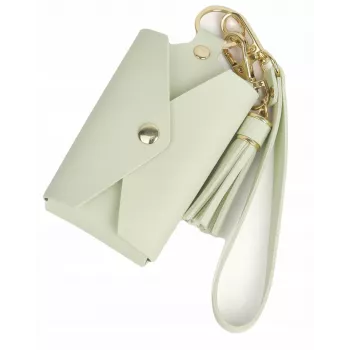 LOVEINSTANT Photo Album Case for Fujifilm Instax Mini / Zink with Keychain, Green