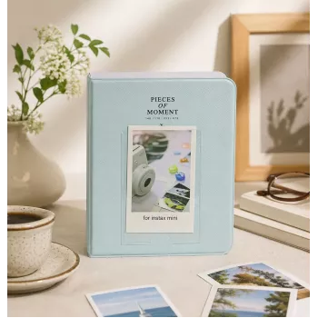 LOVEINSTANT Photo Album 64 Photos for Fuji Instax Mini 13 12 11 40 41 99 Evo Link / Green