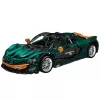 LEAN TOYS Construction Bricks Sports Car Green 1:8 P1 3268pcs