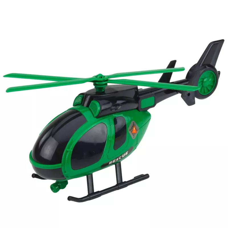 LEAN TOYS Dinosaur Transport Set: Truck, Tow Truck, Helicopter, Lights, Sound