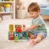 LEAN TOYS Interactive Book Educational Manipulative Board Lights Sounds 16 pcs