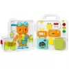 LEAN TOYS Interactive Book Educational Manipulative Board Lights Sounds 16 pcs