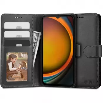 Tech-Protect Wallet Case for Samsung Galaxy Xcover 7, Black