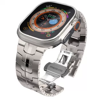 Tech-Protect Stainless Line Apple Watch 6 / 7 / 8 / 9 / 10 / SE / Ultra 1 / 2 (44 / 45 / 46 / 49 mm) Titanium Link Bracelet