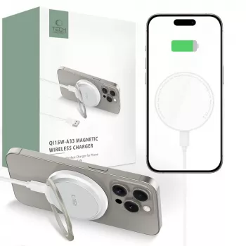 Tech-Protect QI15W-A33 MagSafe Wireless Charger 15W White