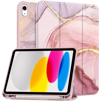 Tech-Protect SC Pen Case for iPad 10.9 (10th Gen, 2022) / iPad 11 (2025), Marble