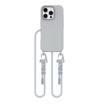 Tech-Protect Magnecklace MagSafe Phone Lanyard for iPhone 16 Pro Max Grey